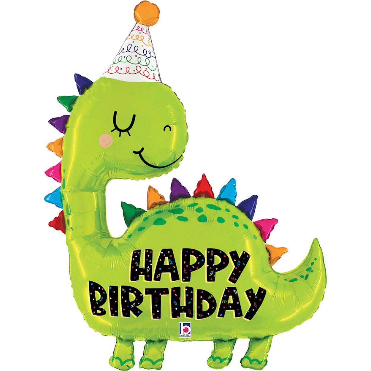 Dino Birthday Super Shape Foil Balloon