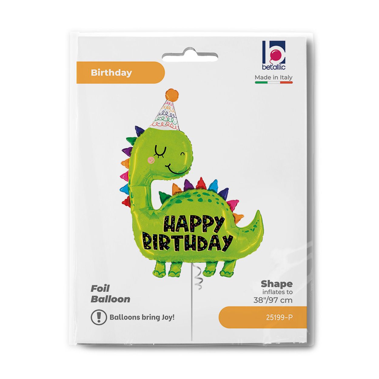 Dino Birthday Super Shape Foil Balloon