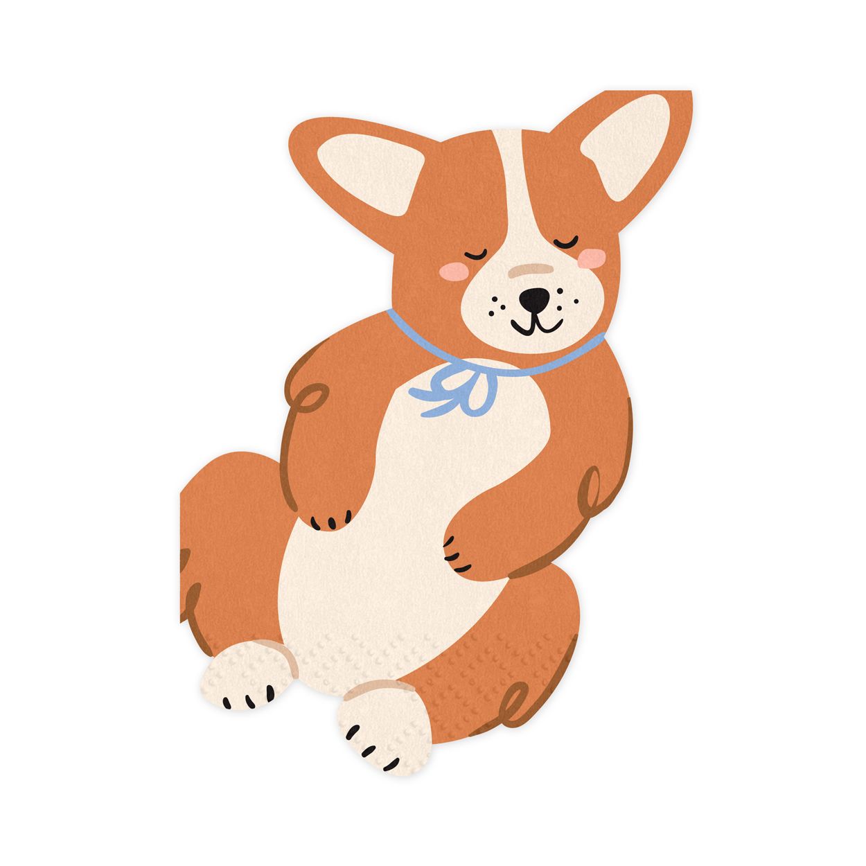 Corgi Napkins 12 Piece