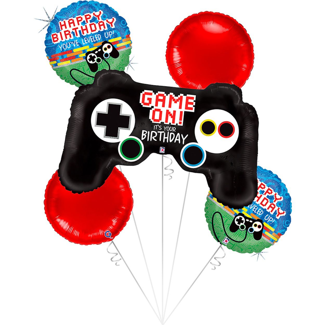 Gamer Foil Balloon Set