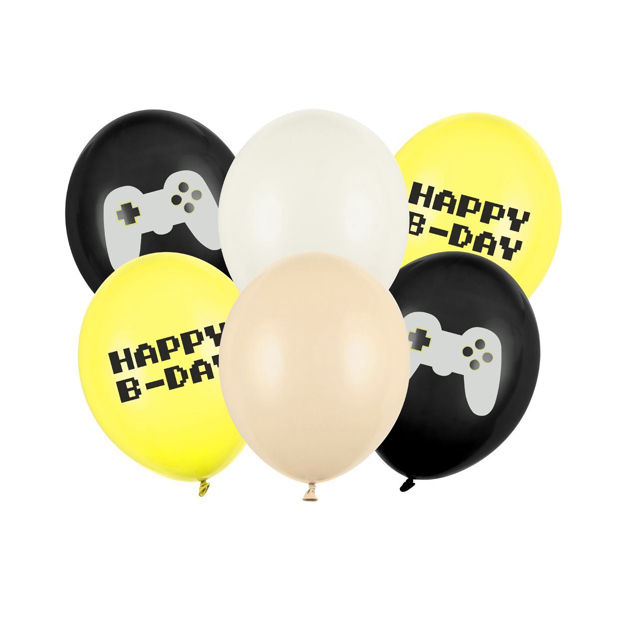 Happy Birthday Balloons 30cm 6 Piece