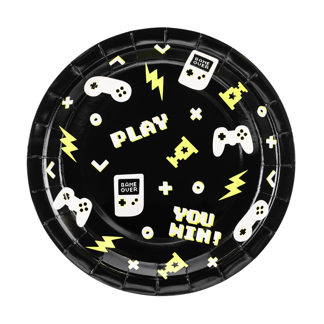 Gamepads Plates 23x23cm 6 Piece