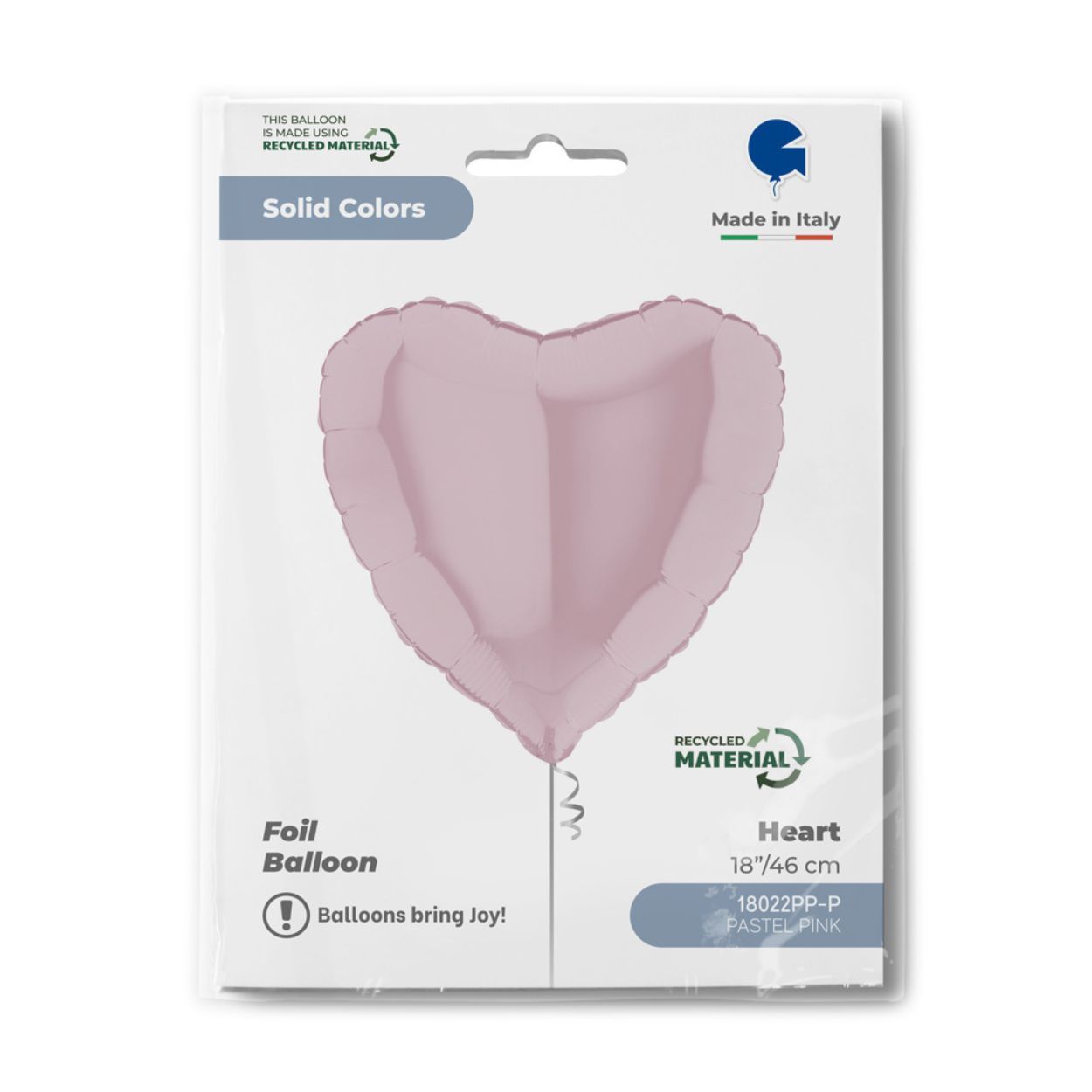 Heart Foil Balloon Pastel Pink