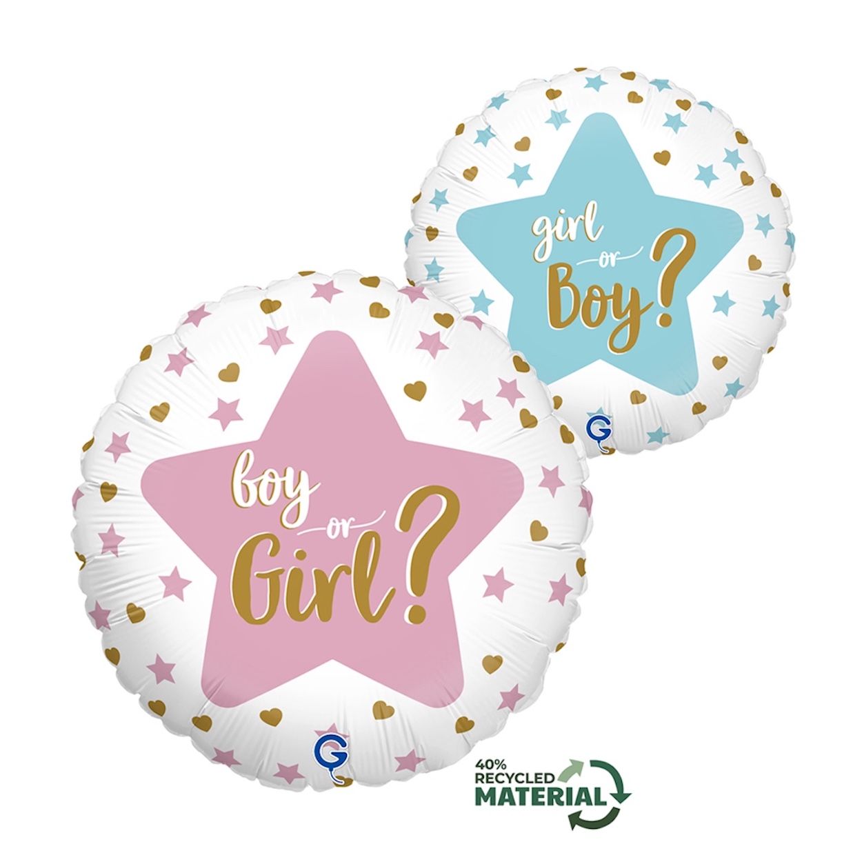Gender Reveal Foil Balloon 18"