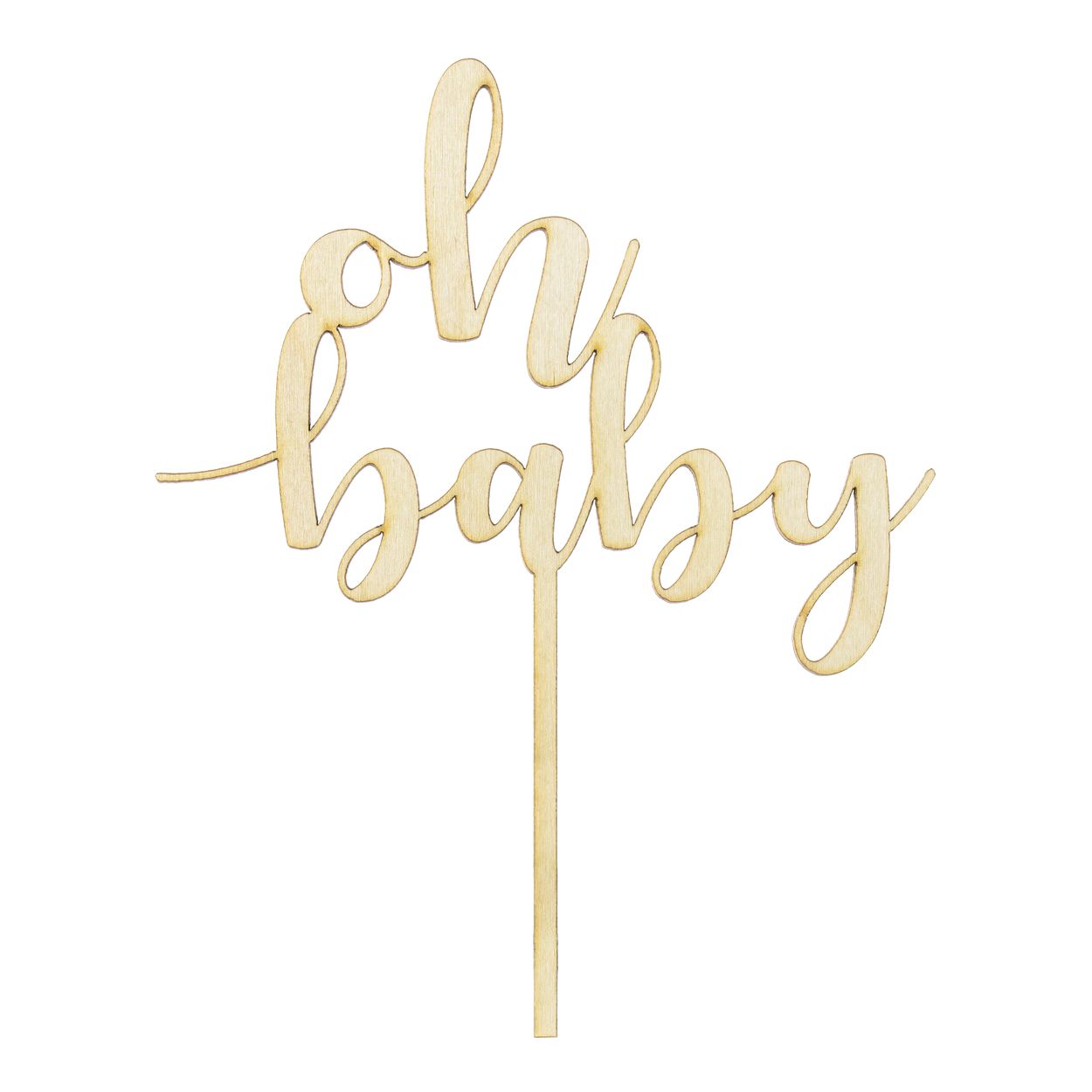 Wooden Topper Oh Baby