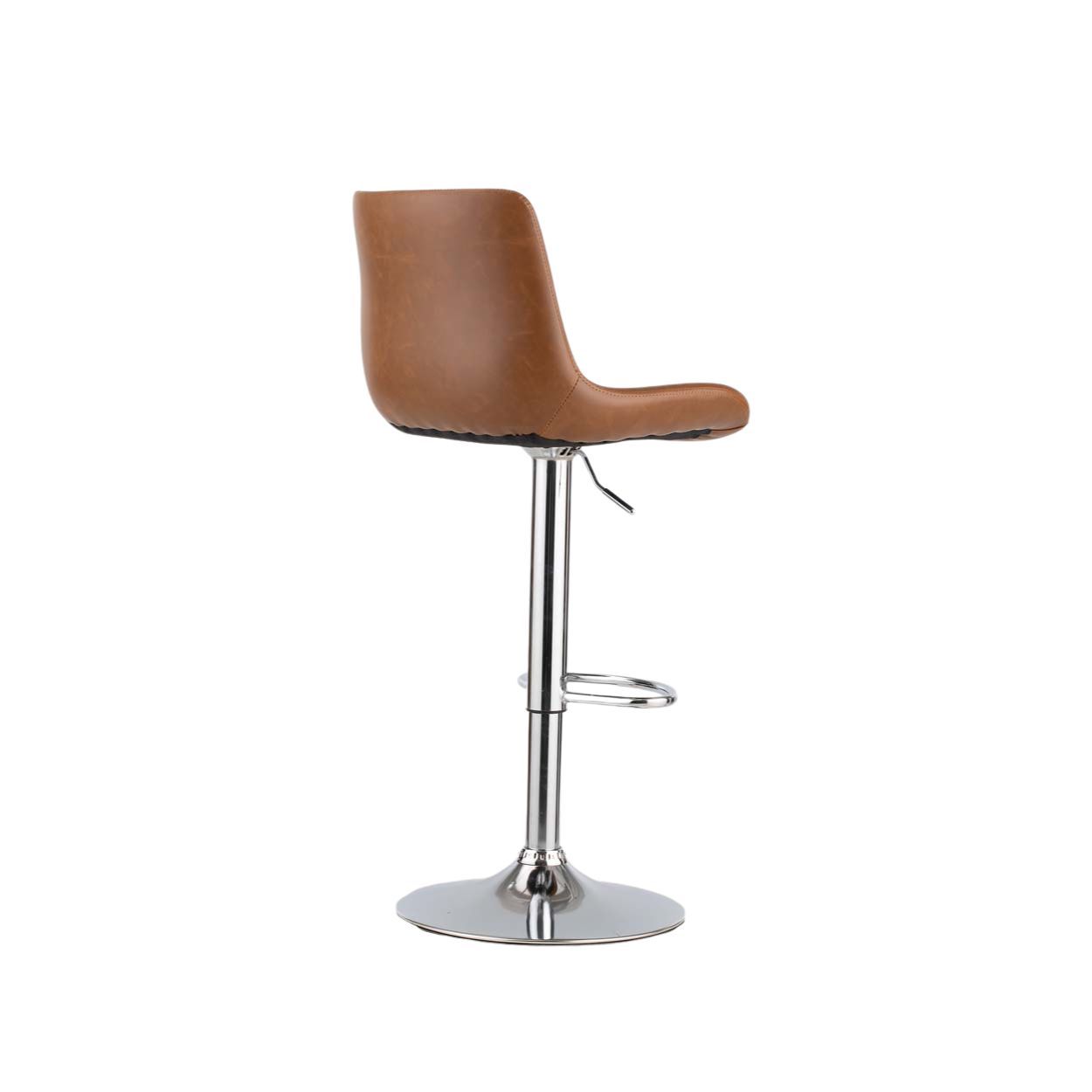 Westbury Brown Faux Leather Barstool