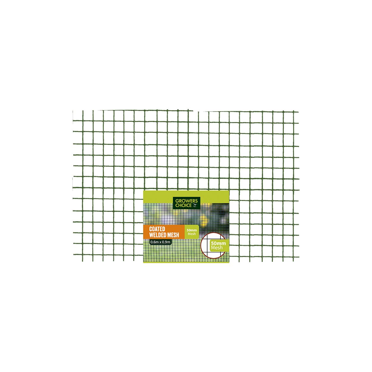 50mm PVC Coated Weld Mesh Panel 0.6 x 0.9m