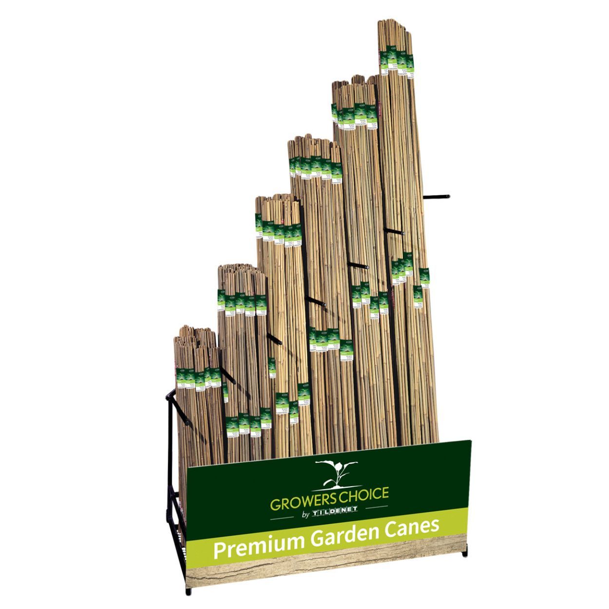 Premium Bamboo Garden Canes 6ft 180cm 10pk