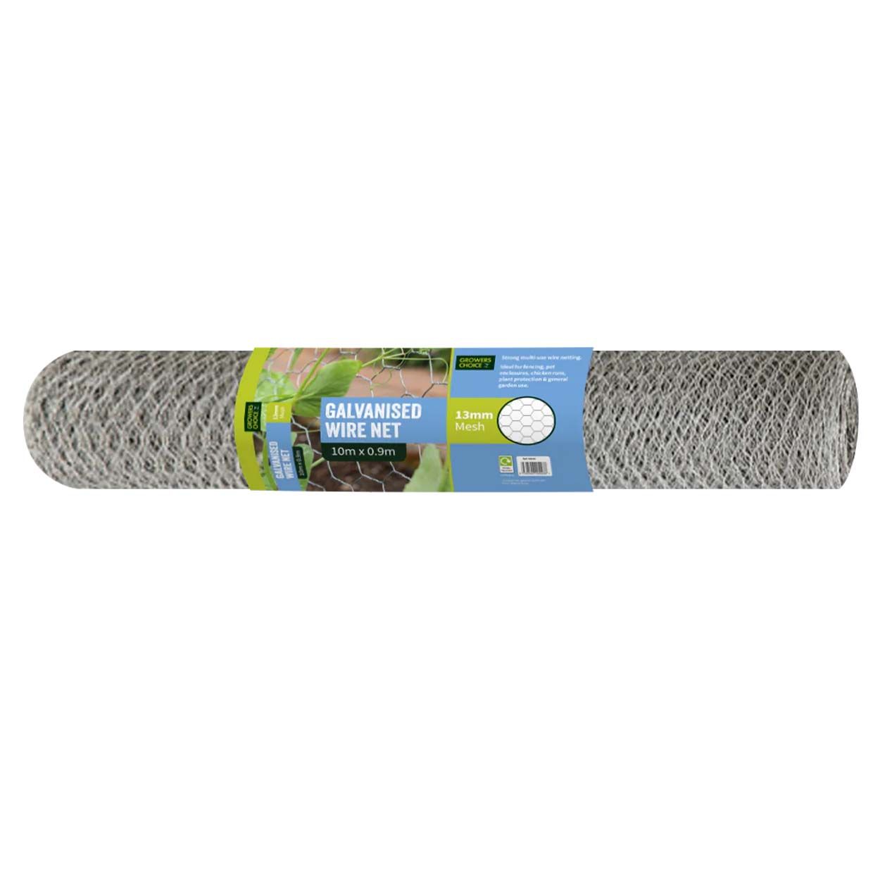 13mm Galvanised Wire Net 0.9m x 10m