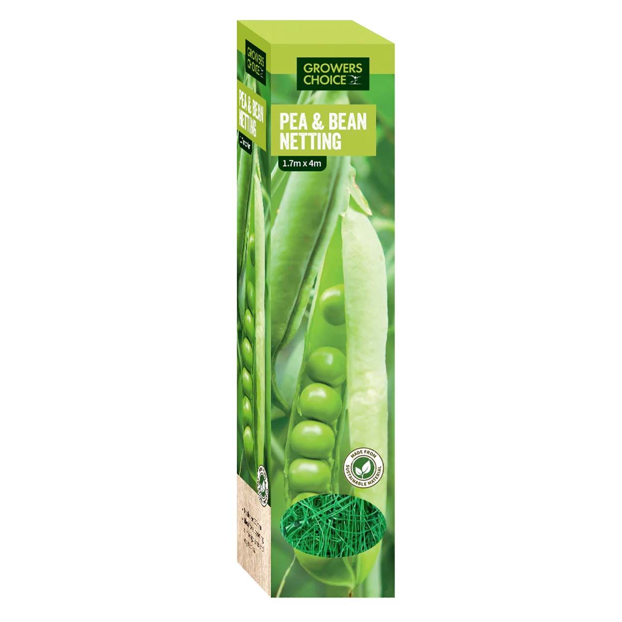 Pea and Bean Netting Boxed 1.7m x 4m
