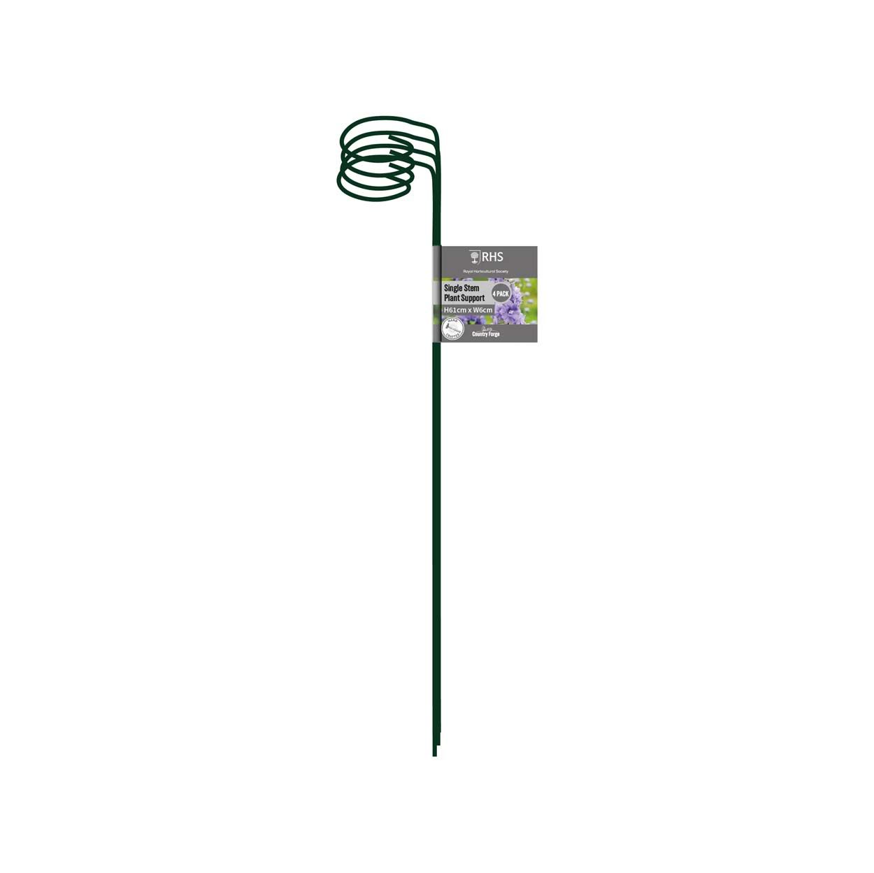 Single Stem Support H61cm x W6cm 4pk