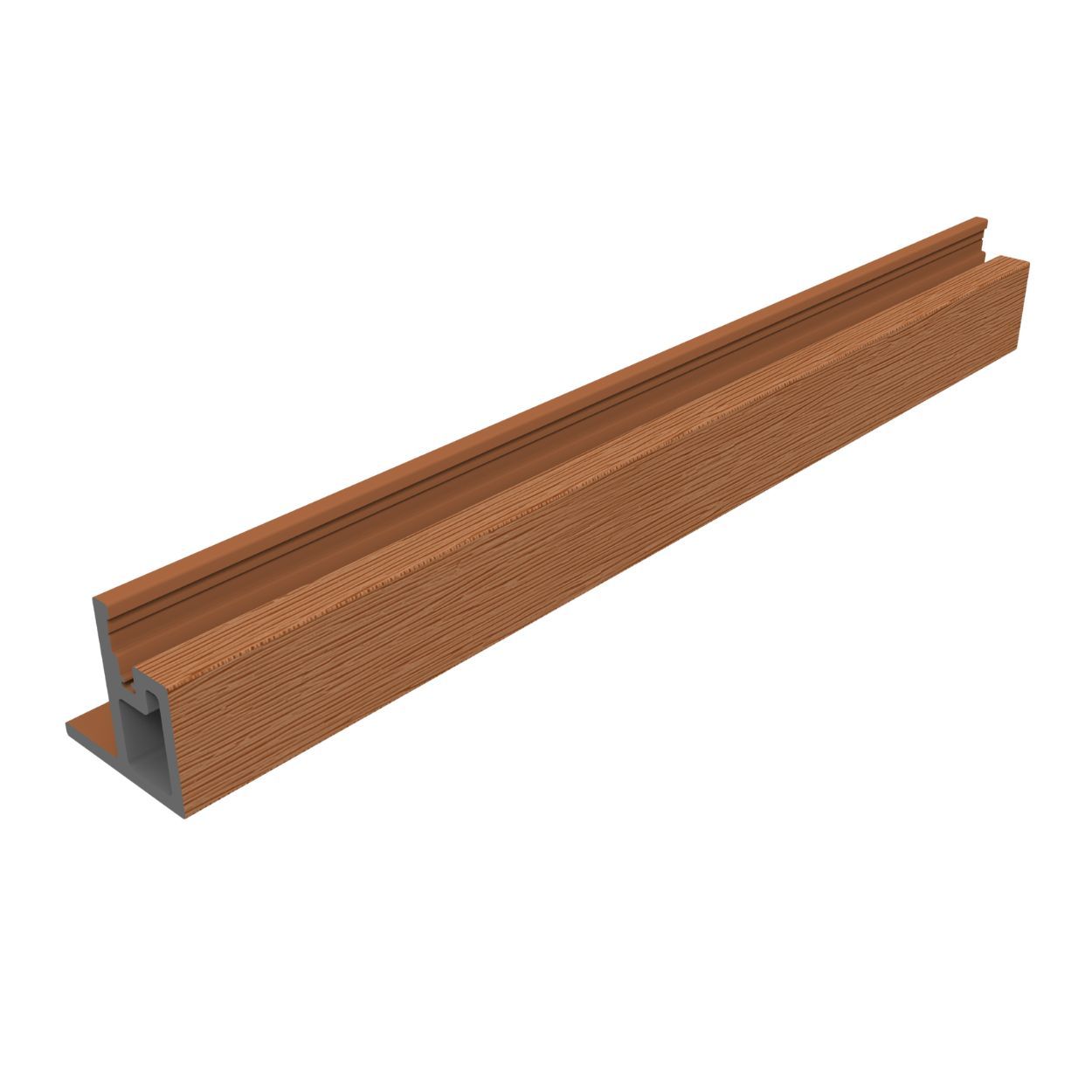 End Cap-Teak-A