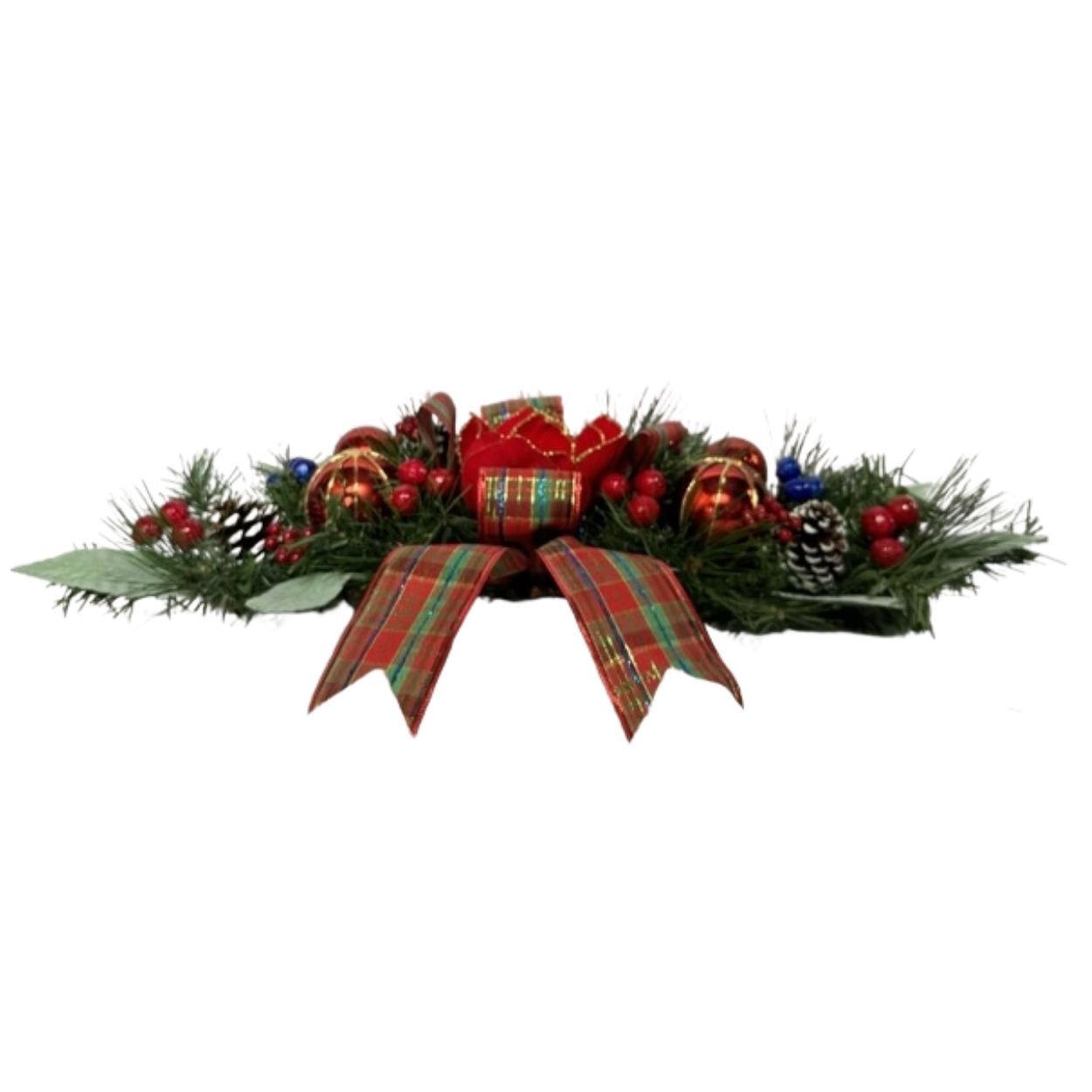 Red Flowers Swag 65cm