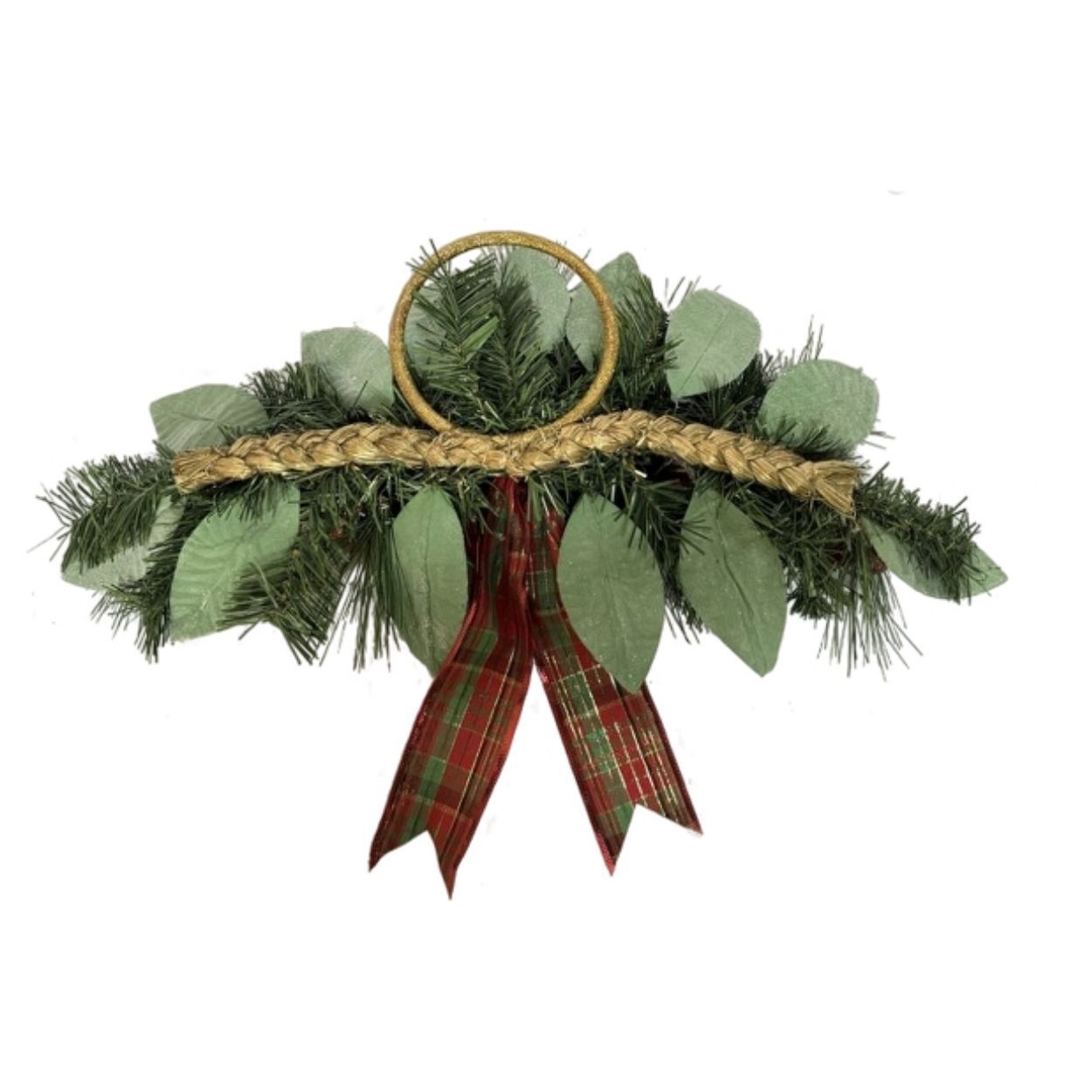 Red Flowers Swag 65cm