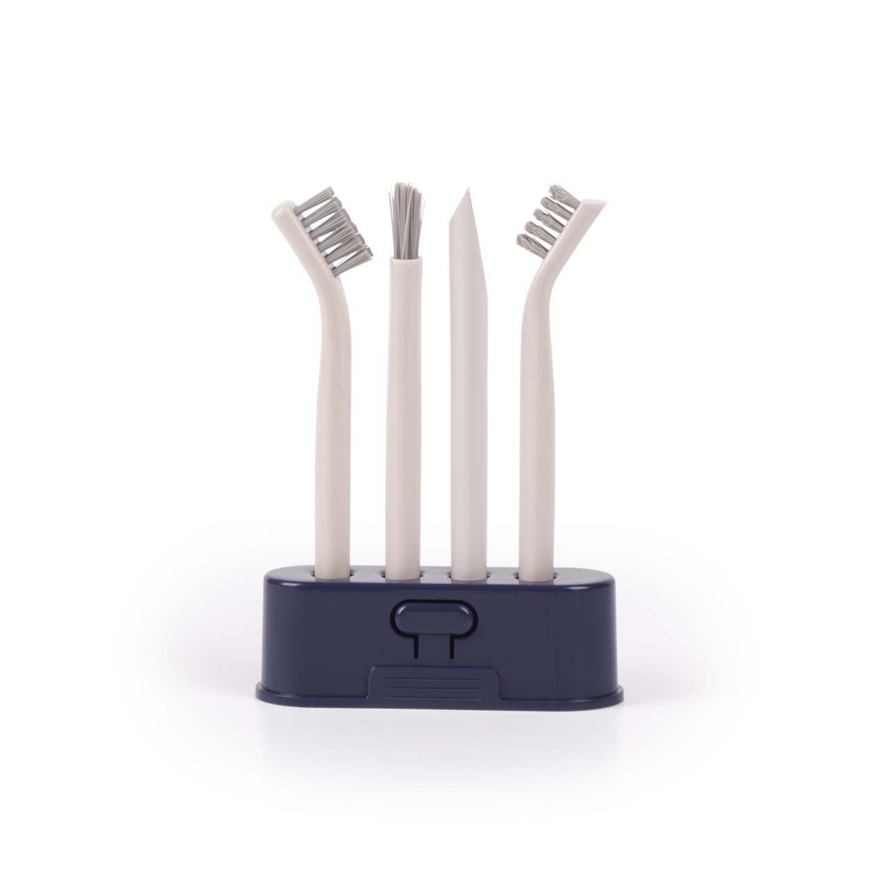 Beldray Deep Clean 4Pk Detail Brushes & Holder