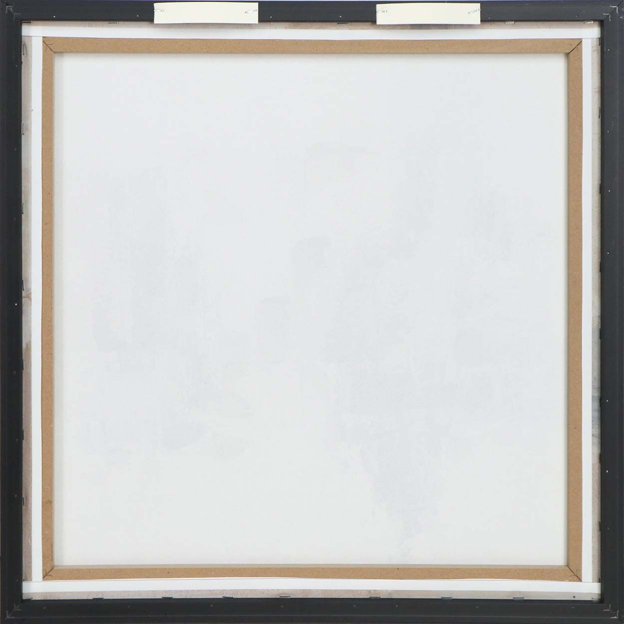 Abstract 60x60 Printed Canvas with Capped Frame and Hand Paint