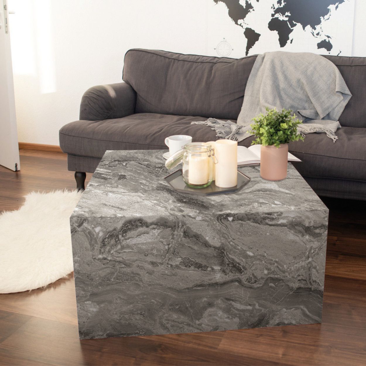 Dc Fix Self Adhesive Stone Grey 2M X 67.5Cm