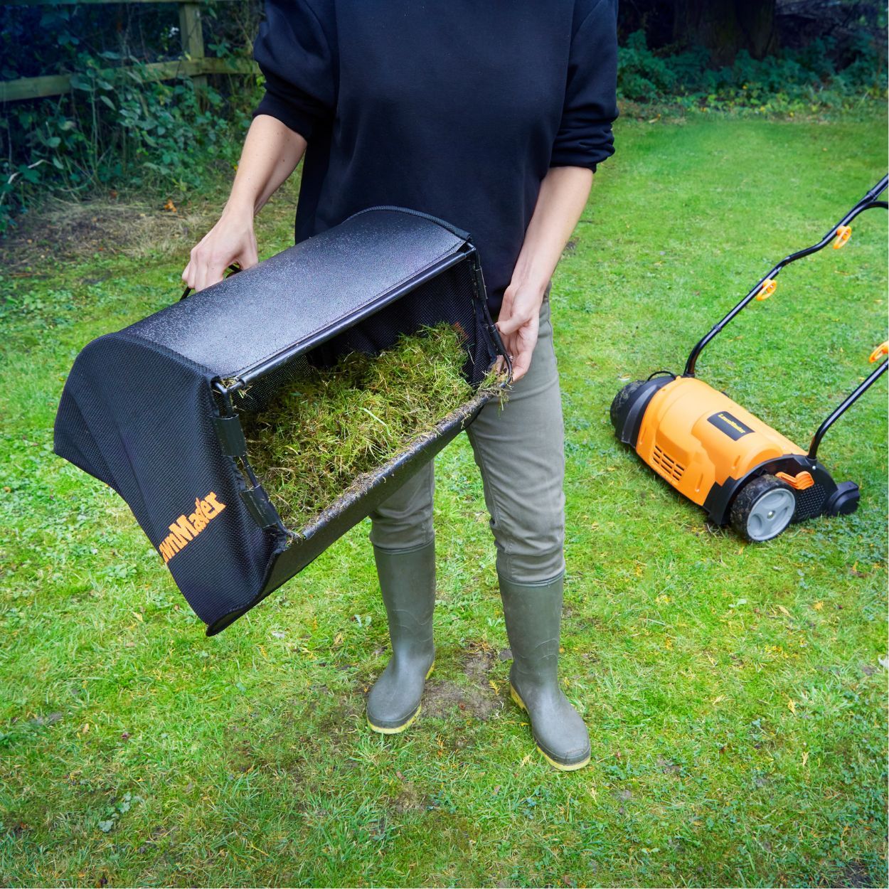 LawnMaster 2 in 1 Lawn Scarifier & Rake 