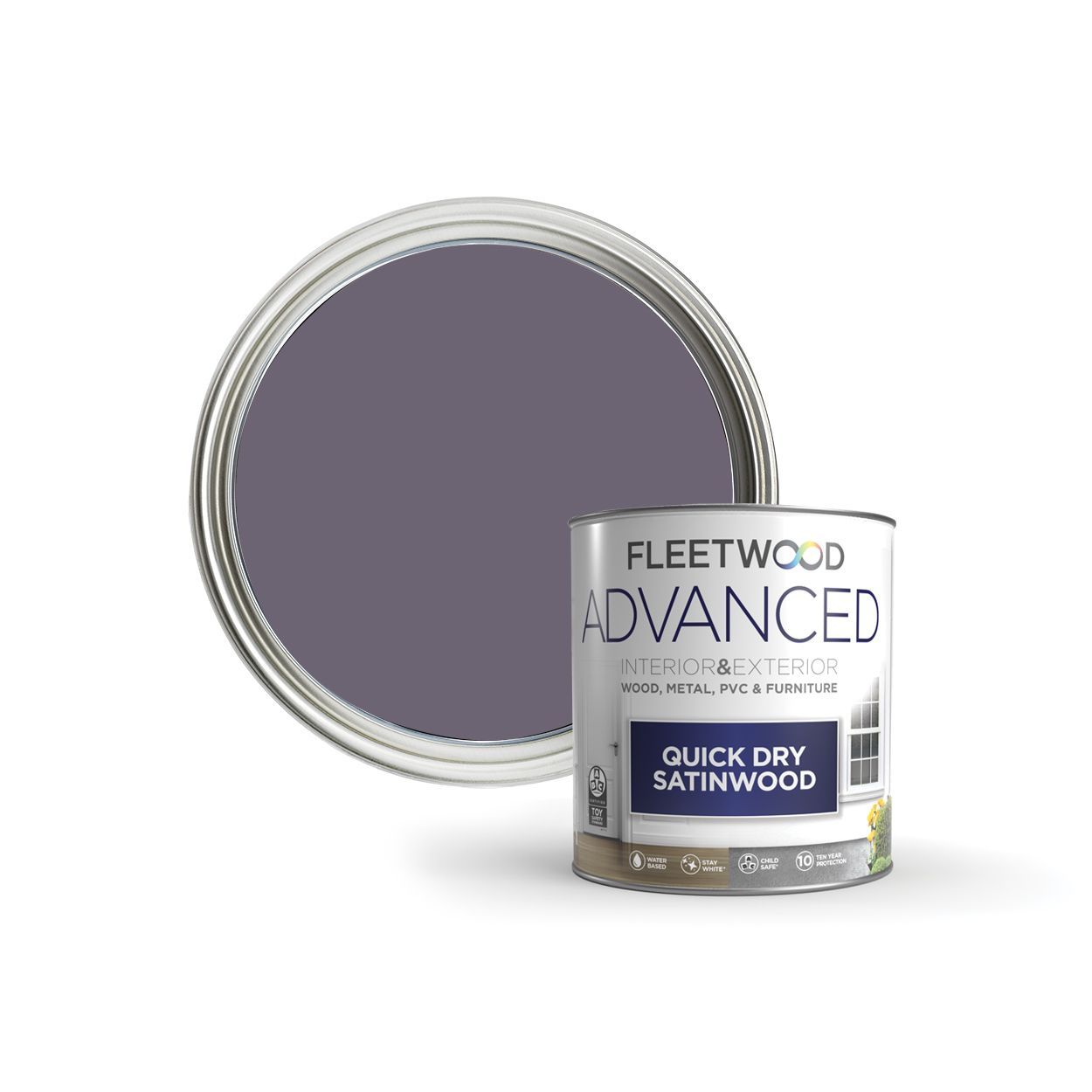 Fleetwood Advanced Satinwood Pcourt Heather 750ml