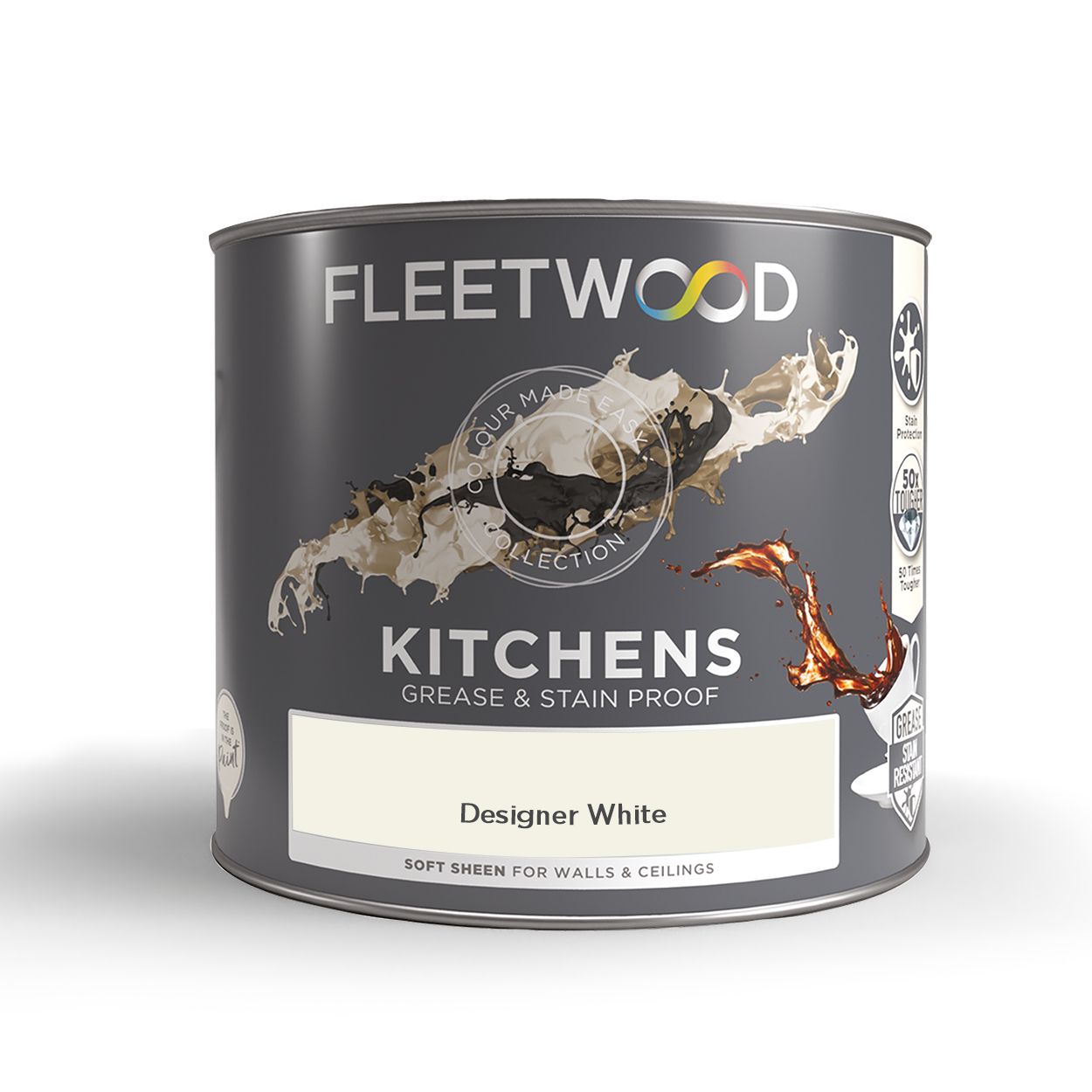 Fleetwood Kitchen Designer White 2.5Ltr
