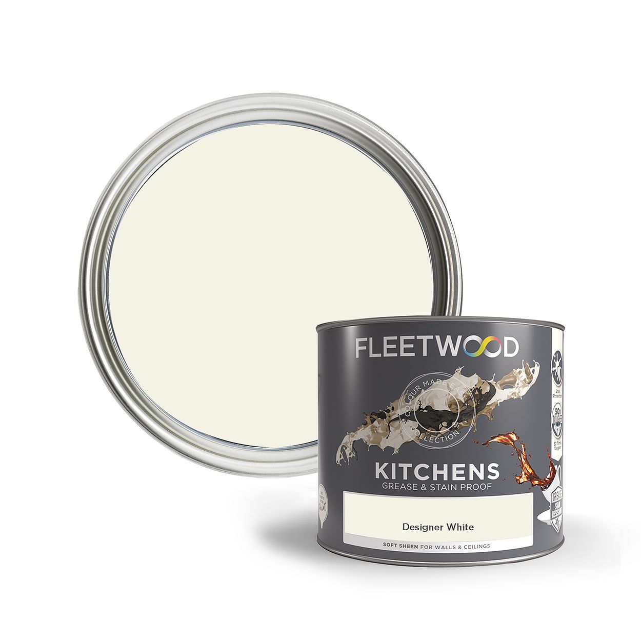 Fleetwood Kitchen Designer White 2.5Ltr