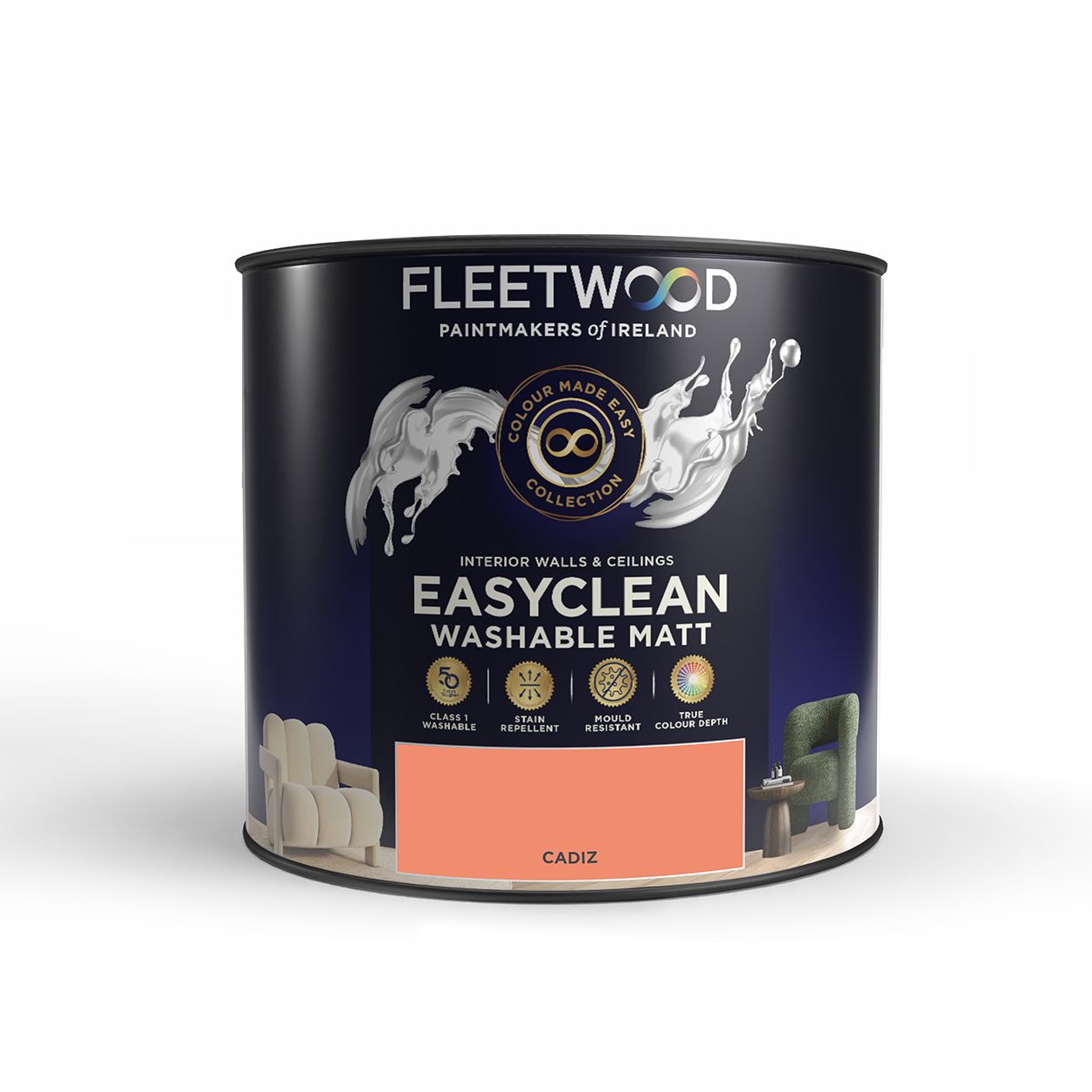 Fleetwood Easyclean Matt Cadiz 2.5Ltr