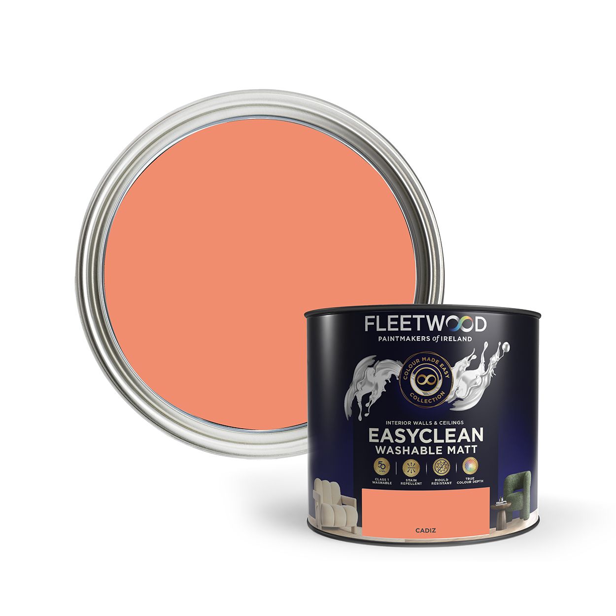 Fleetwood Easyclean Matt Cadiz 2.5Ltr