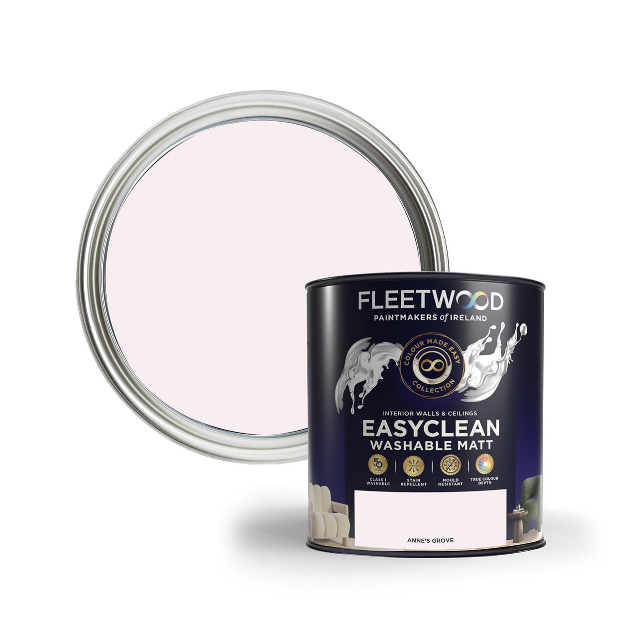 Fleetwood Easyclean Matt Annes Grove 5Ltr