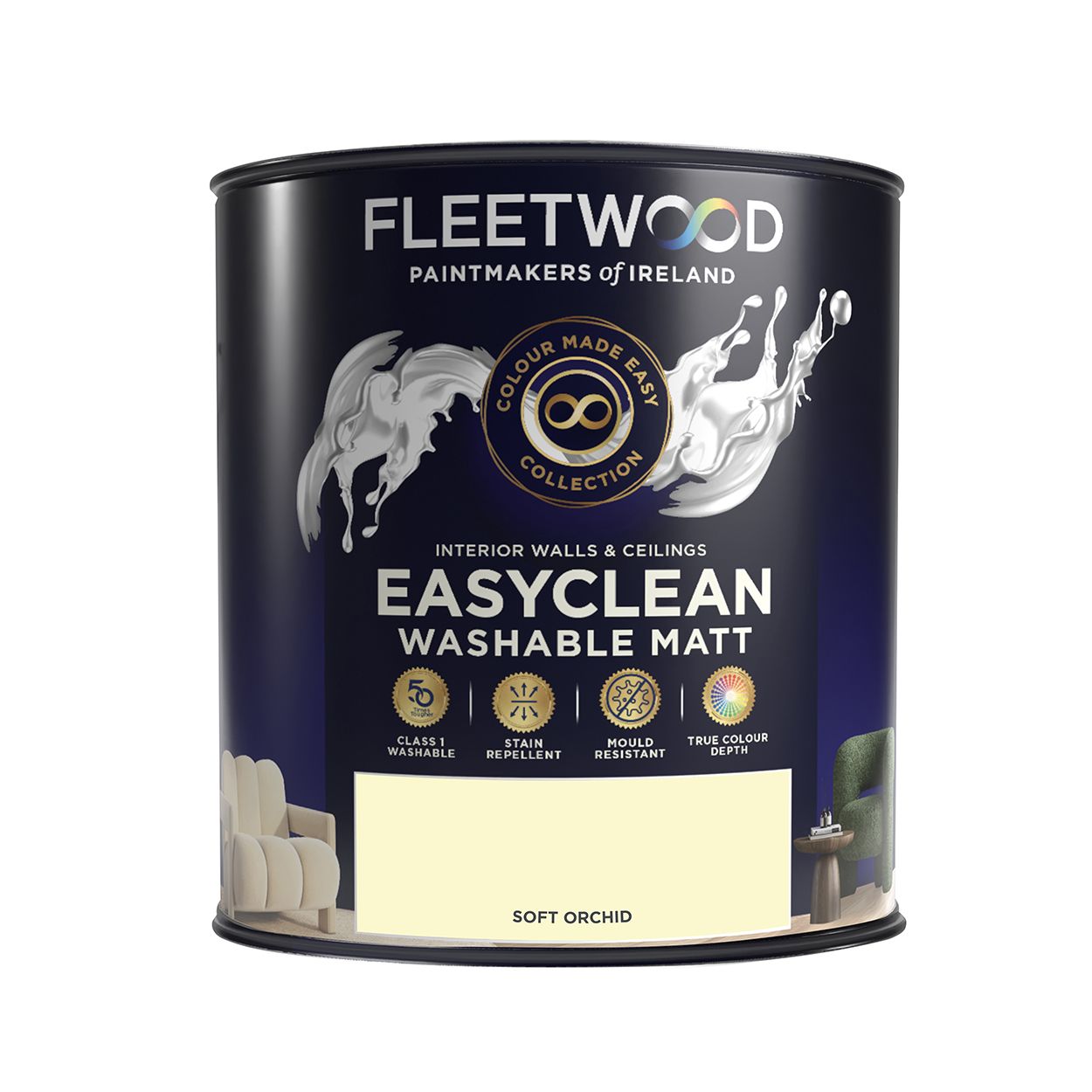 Fleetwood Easyclean Matt Soft Orchid 5Ltr