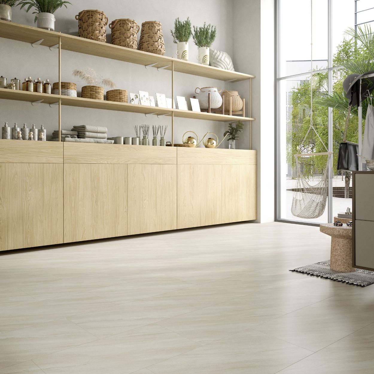 8mm Aqua Sand Grey Calvia Stone Laminate 2.53sqm