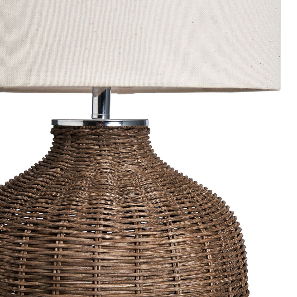 Elford Rattan Floor Lamp