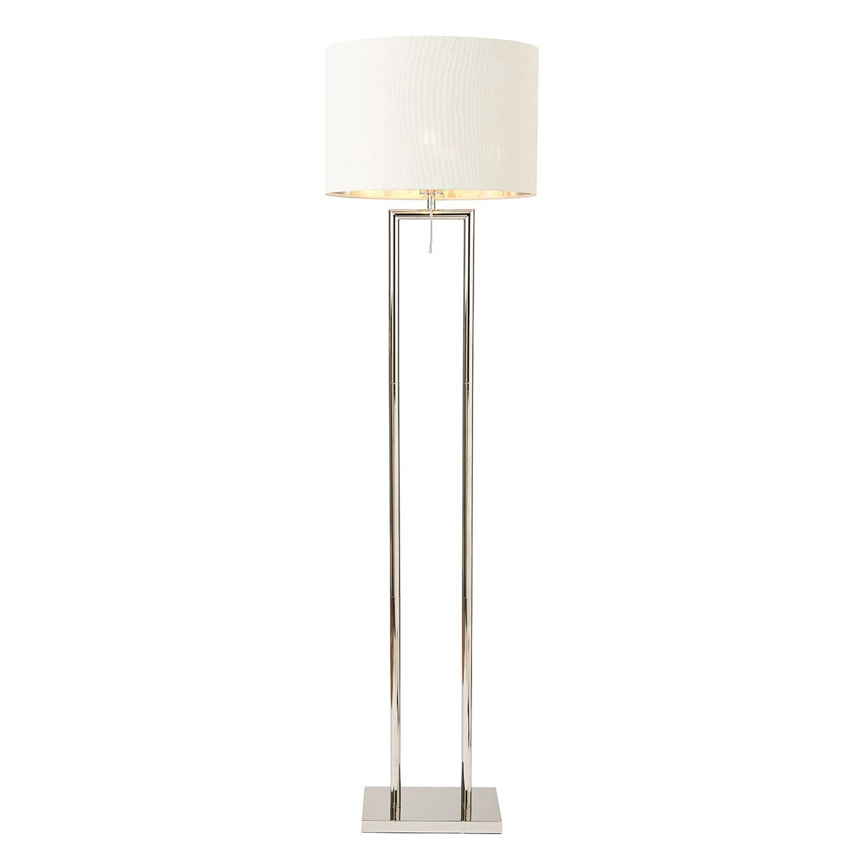 Lonton Hotel Floor Lamp - Polished Nickel