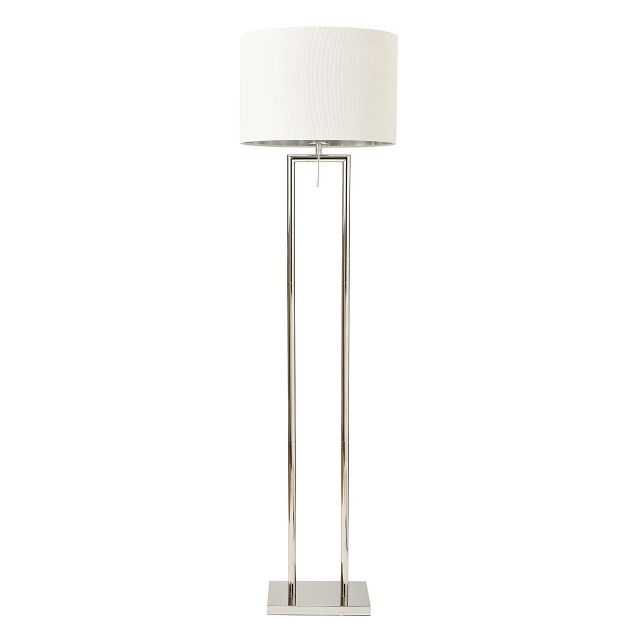 Lonton Hotel Floor Lamp - Polished Nickel