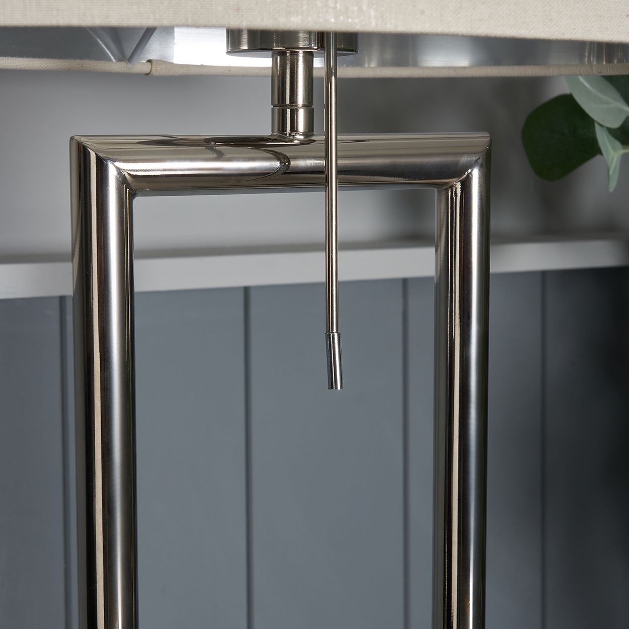 Lonton Hotel Floor Lamp - Polished Nickel