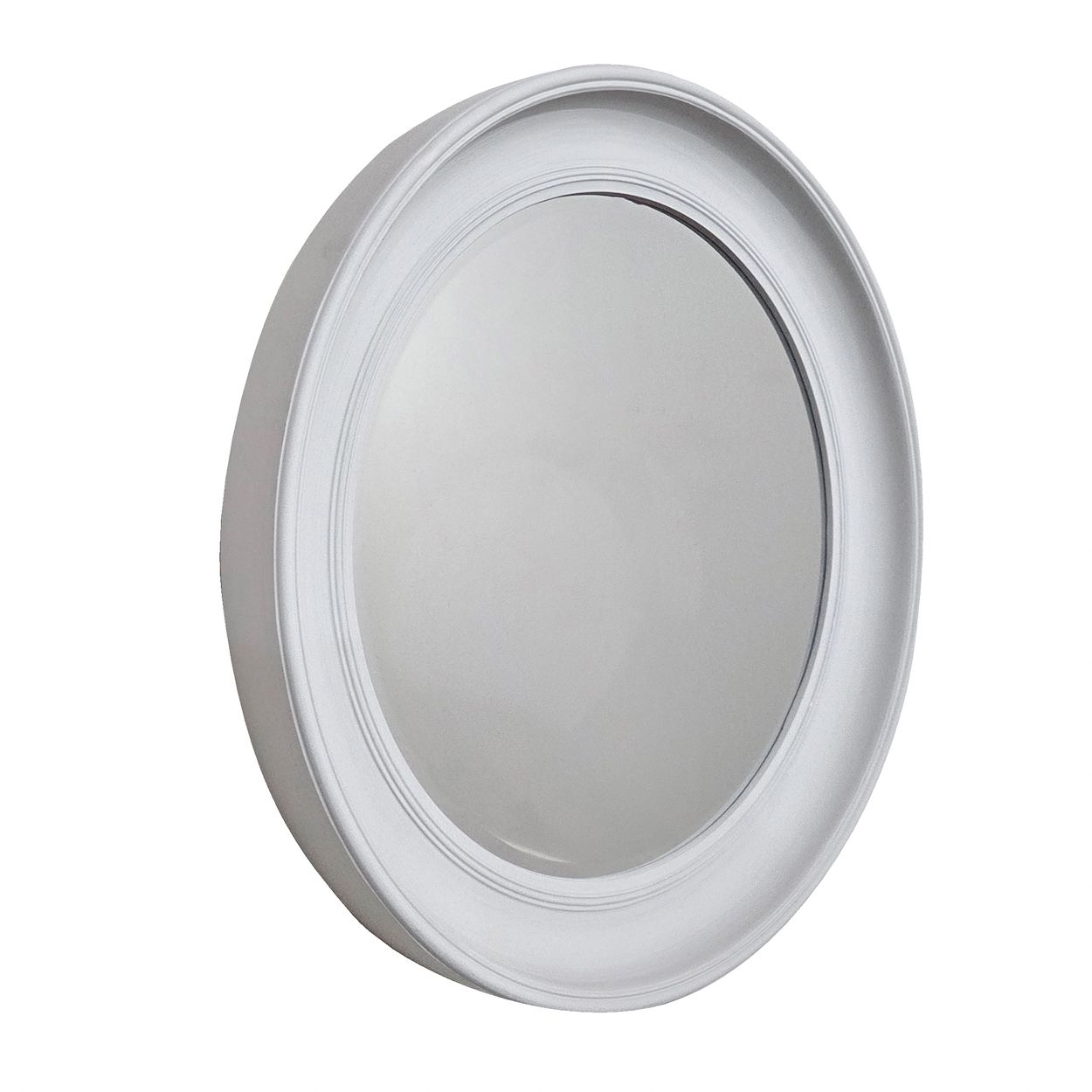 Deep Round Mirror Oyster 90Cm