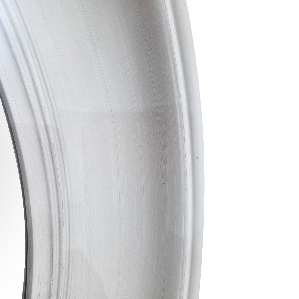 Deep Round Mirror Oyster 90Cm