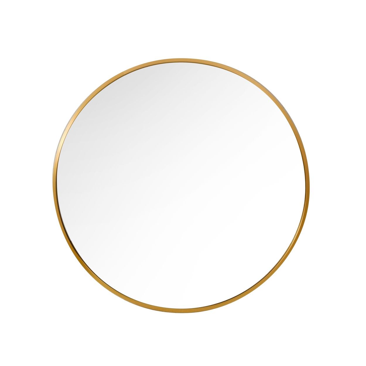 Round Wall Mirror Gold 50Cm