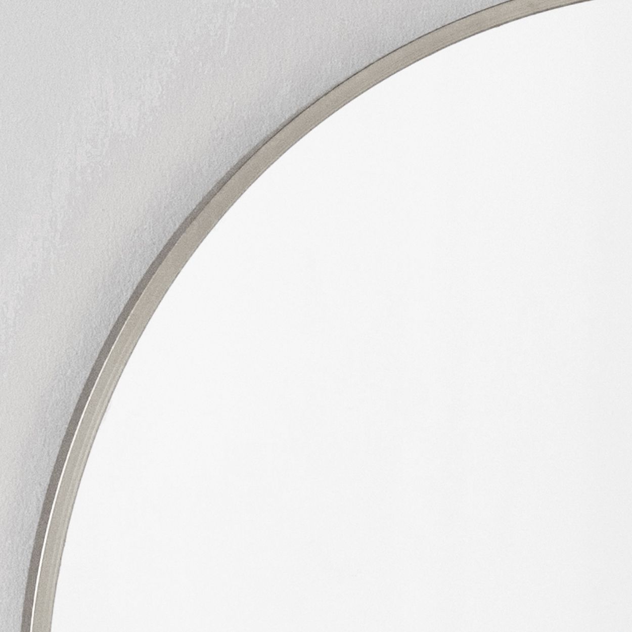 Round Wall Mirror Silver 80Cm