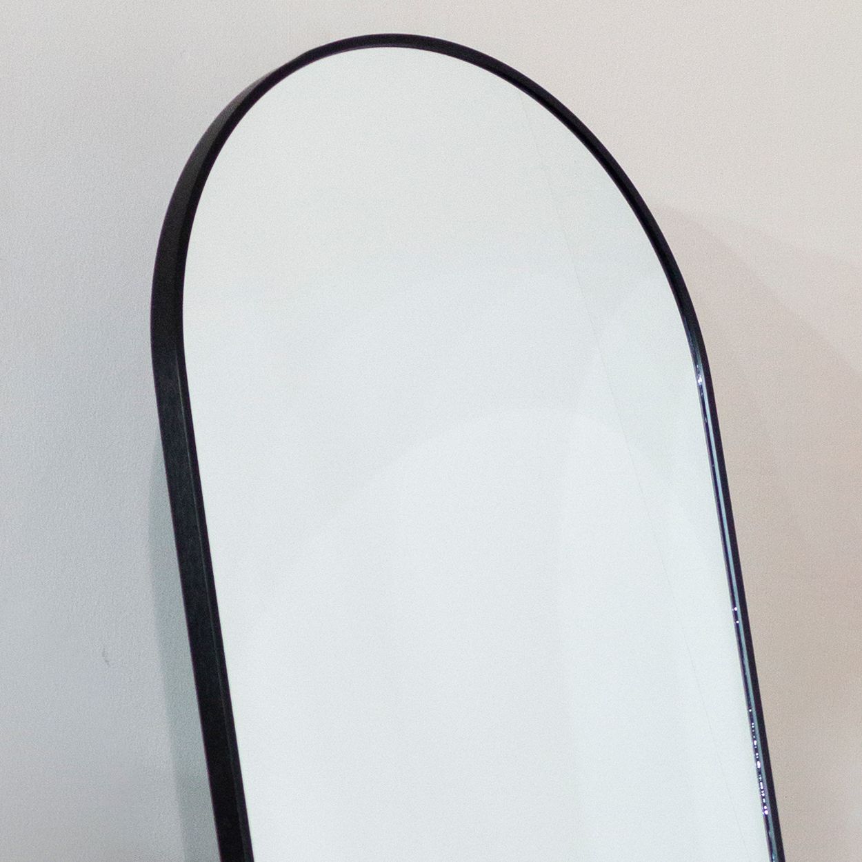 Arch Wall Mirror 40 X 150Cm Black