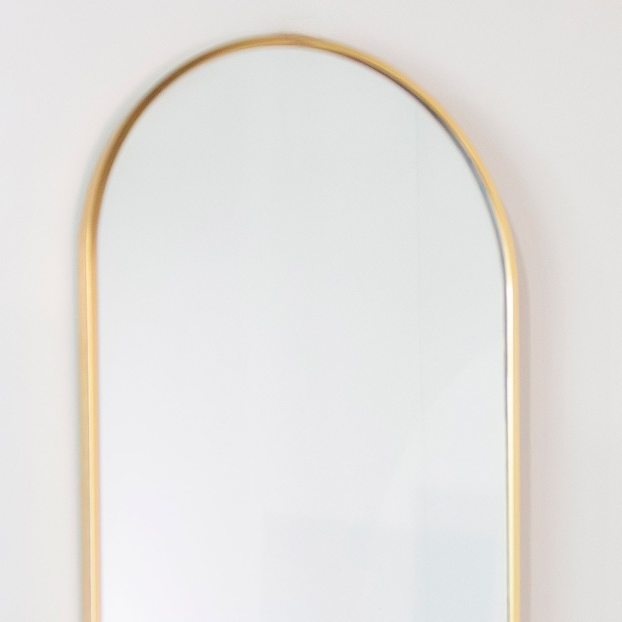Arch Wall Mirror 40 X 150Cm Gold