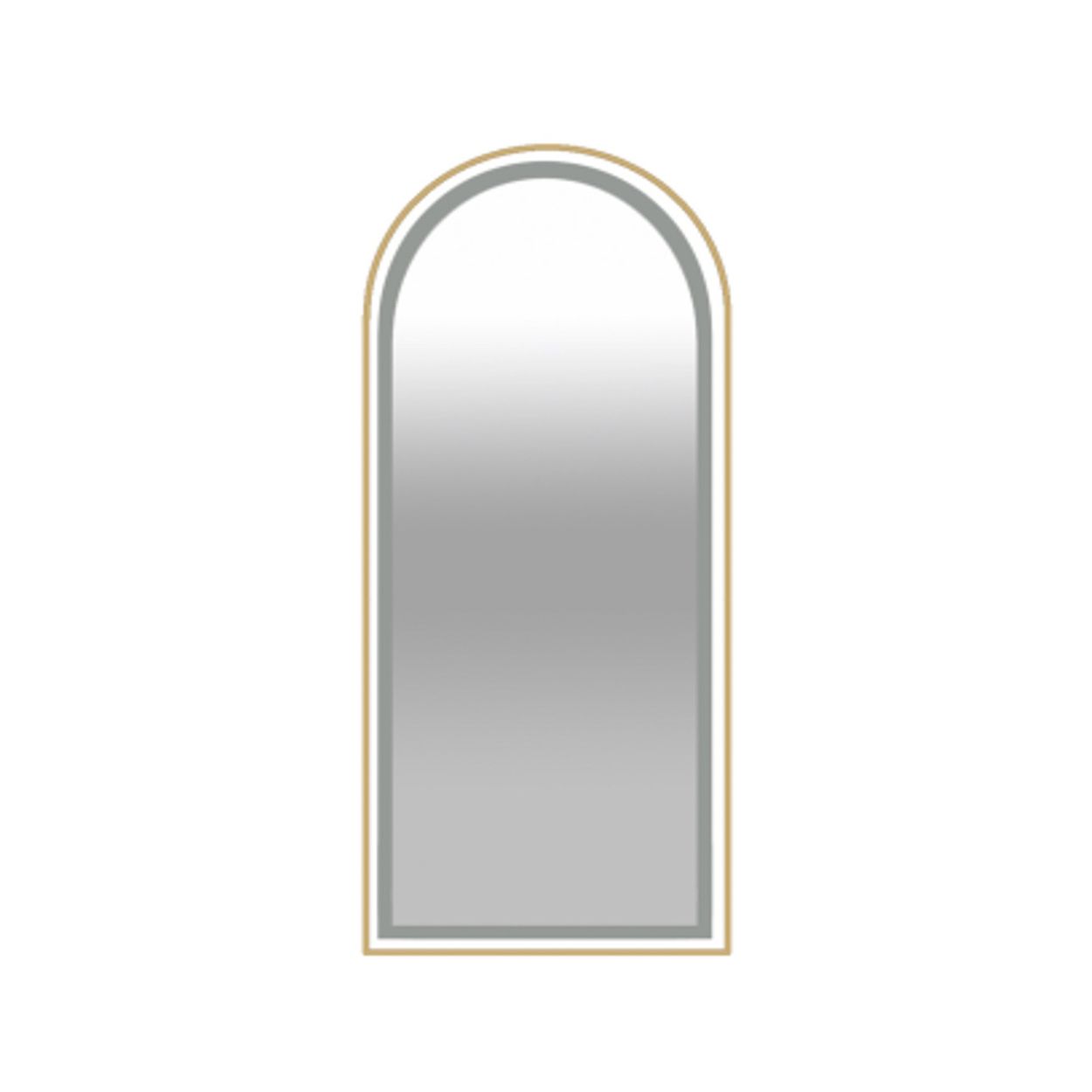 LED CHEVAL ARCH MIRROR GOLD 160 X 50CM