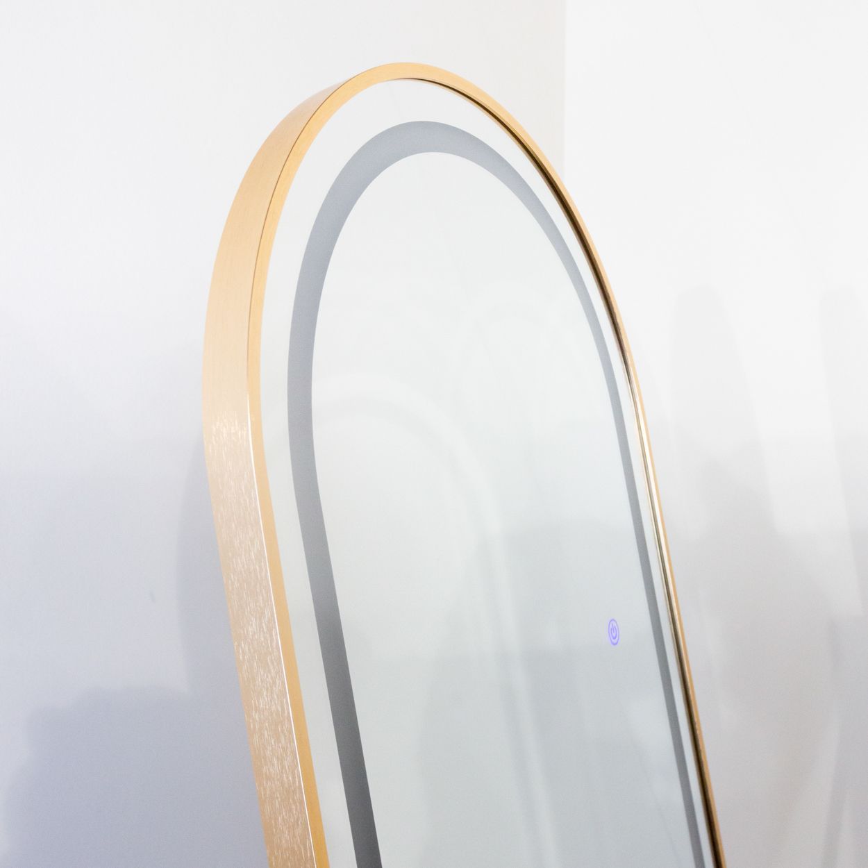LED CHEVAL ARCH MIRROR GOLD 160 X 50CM
