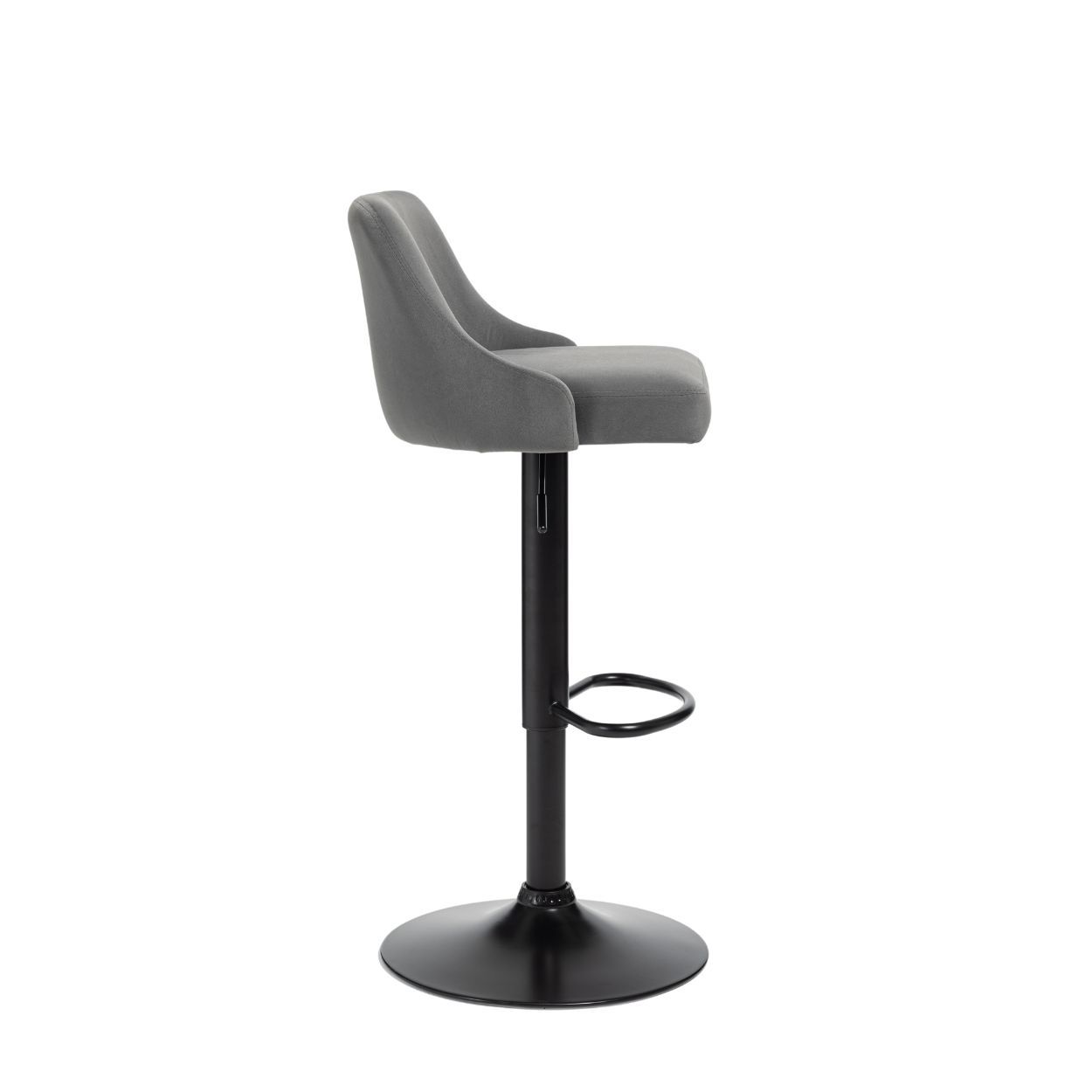 Brooklyn Barstool Grey Velvet
