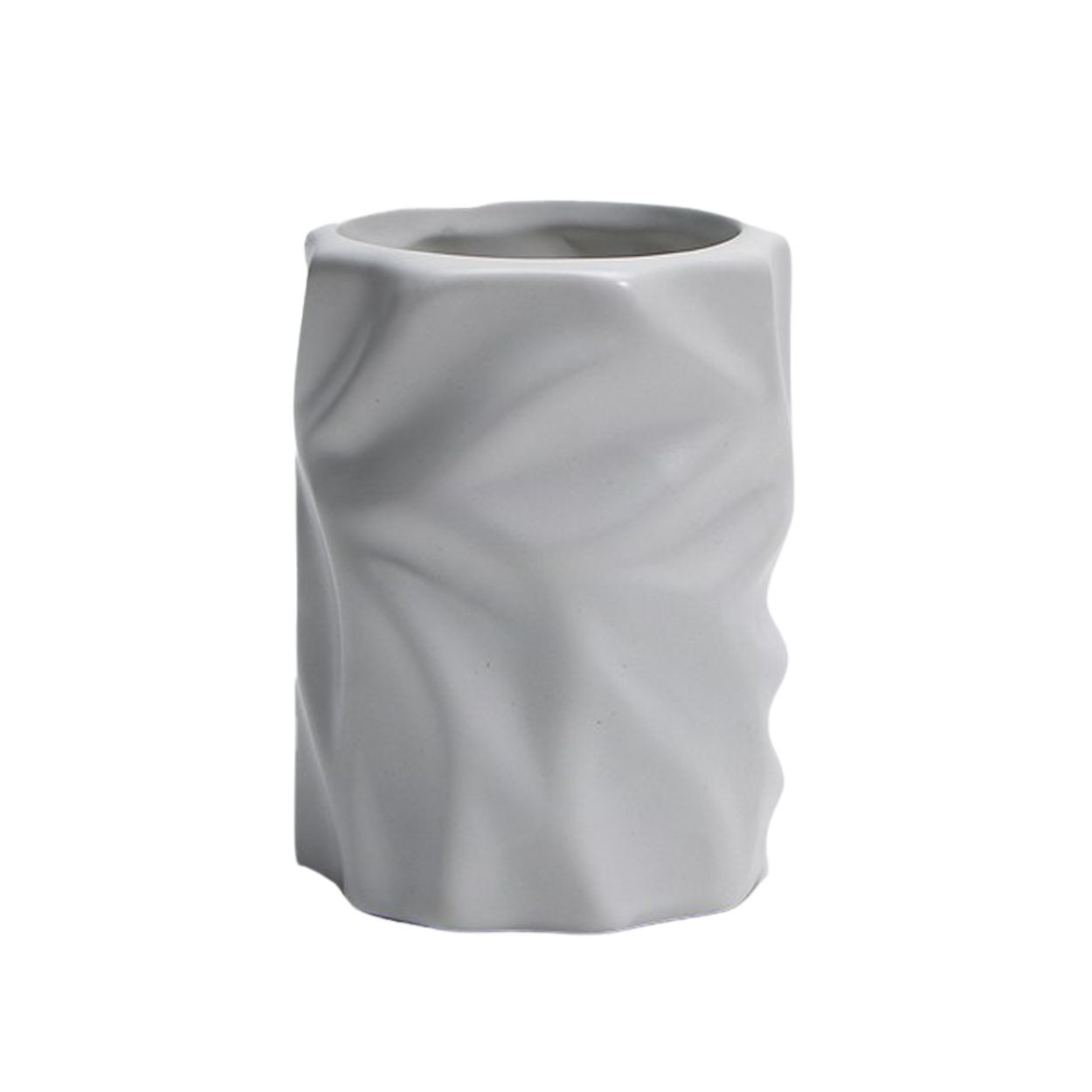 Shaped Ceramic Tumbler White.