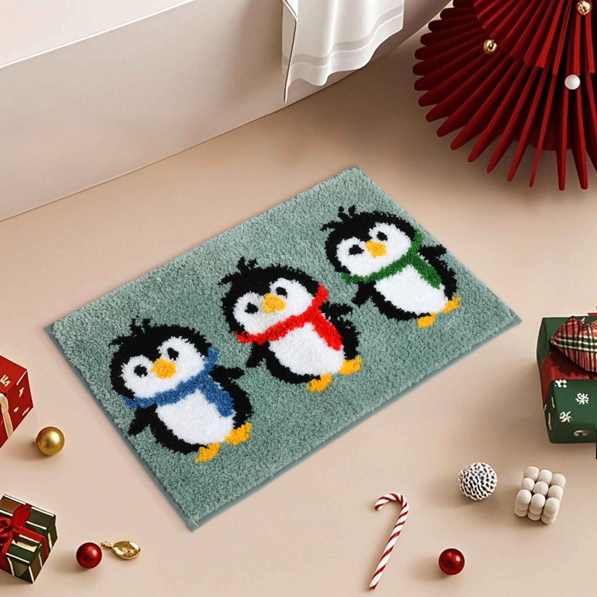 Penguins Bath Mat.