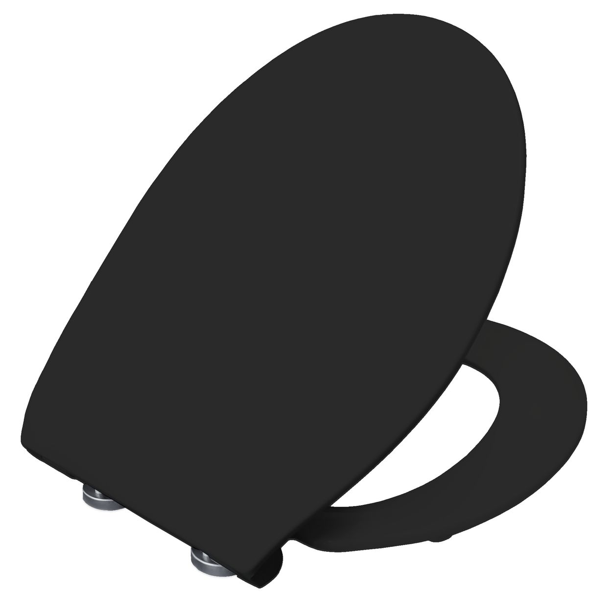 Bemis Click and Clean Matt Black Slim