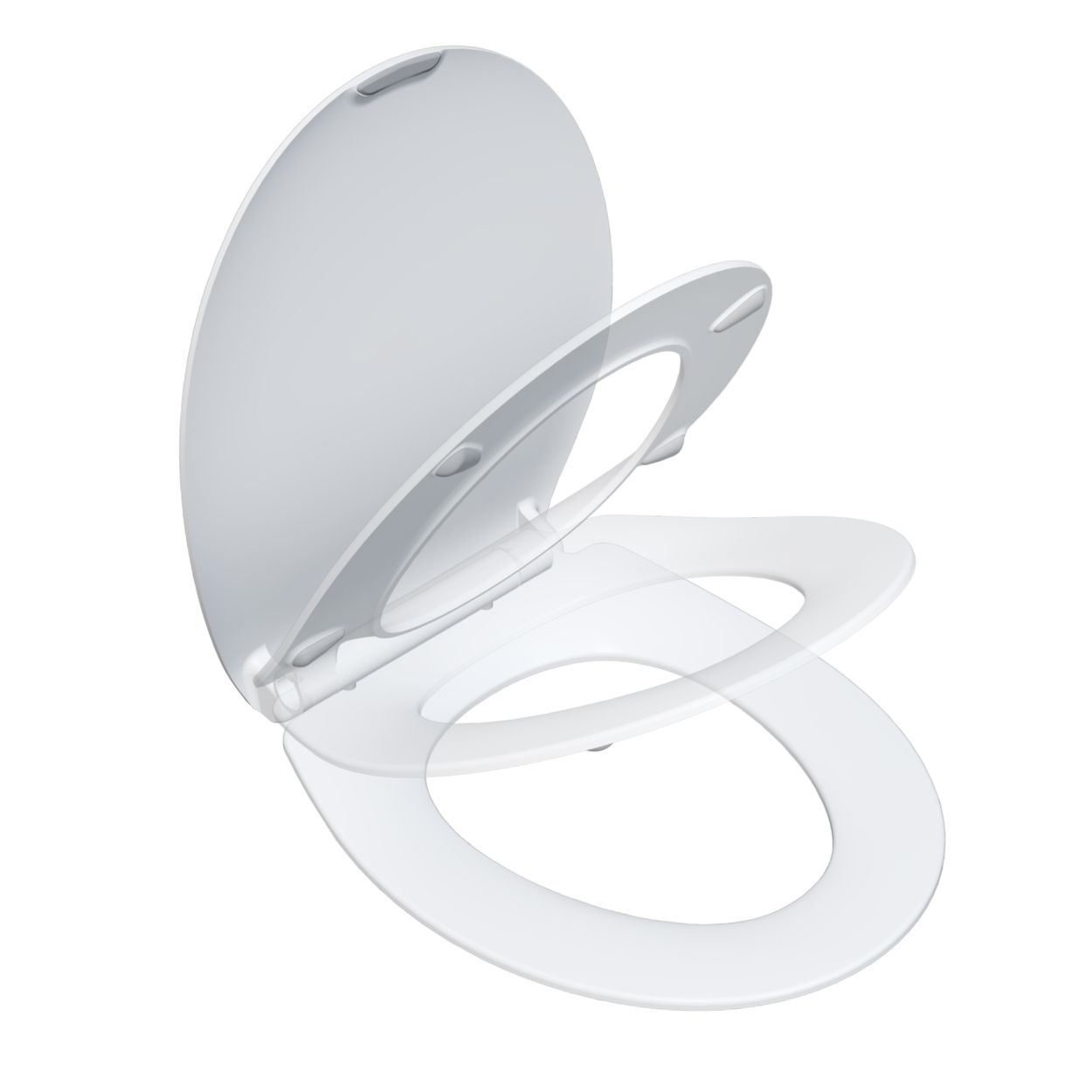 Bemis Click and Clean Matt White Slim