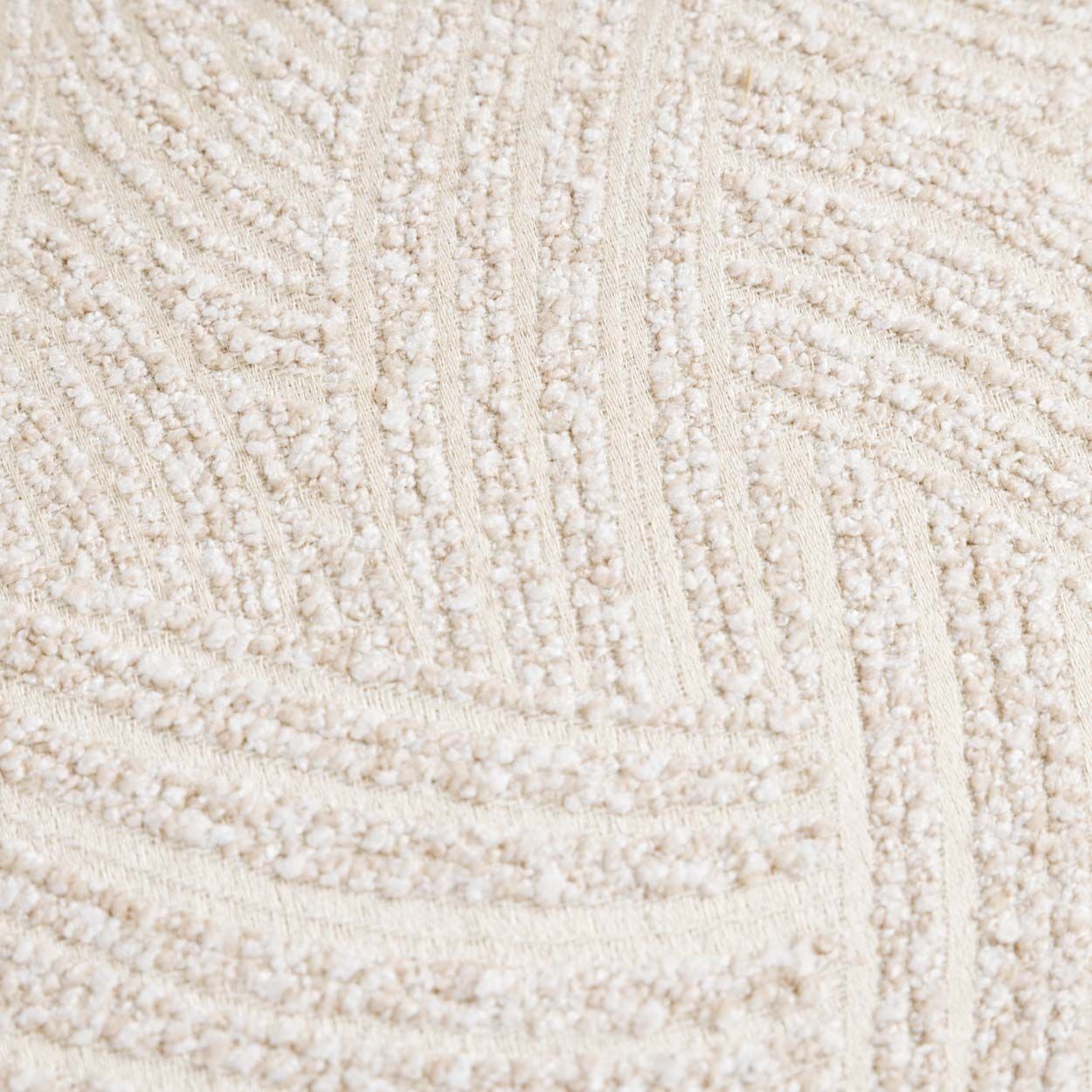 Swirl Cushion 43Cmx43Cm Cream