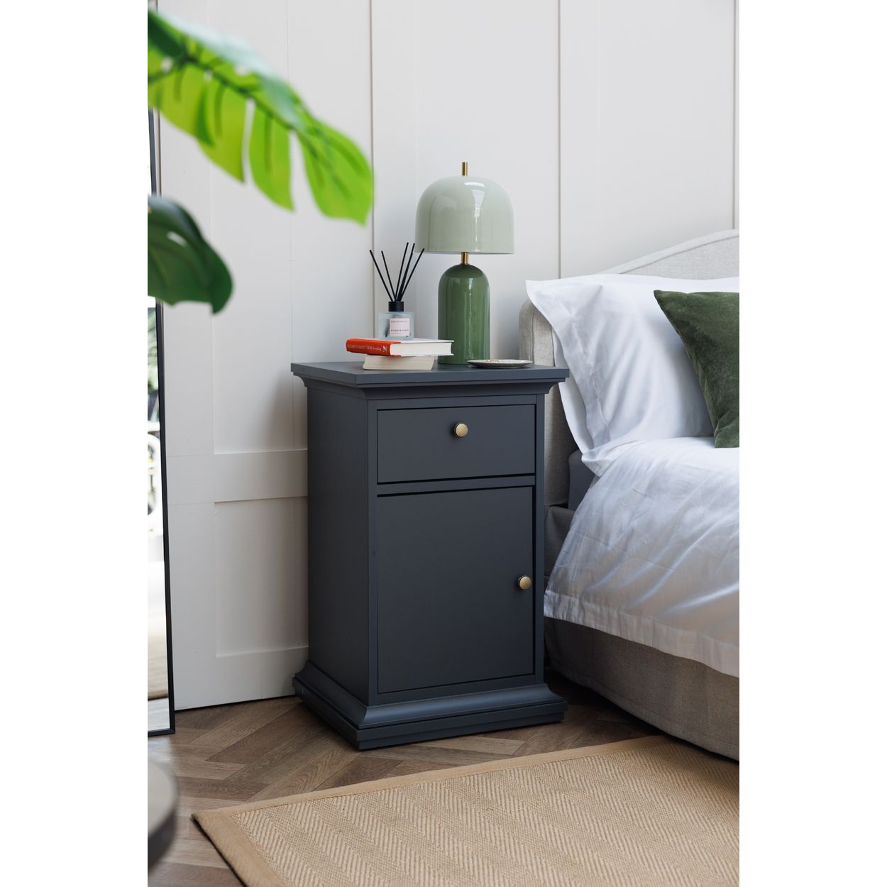 Monacco Nightstand Grey