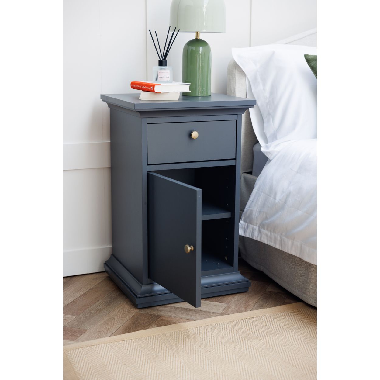 Monacco Nightstand Grey